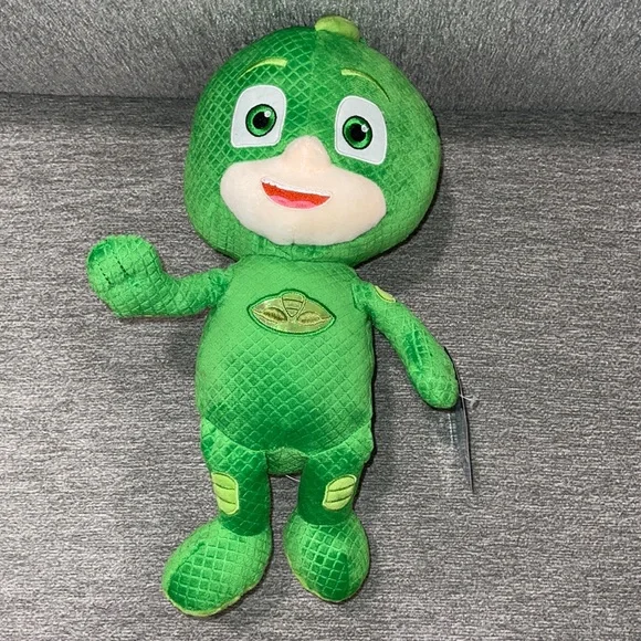 NWT Fiesta PJ Masks Nick Jr Cartoon Gekko Plush - Picture 4 of 5